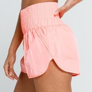 FP Movement by Free People Women's The Way Home Shorts Peach Pink Size Medium